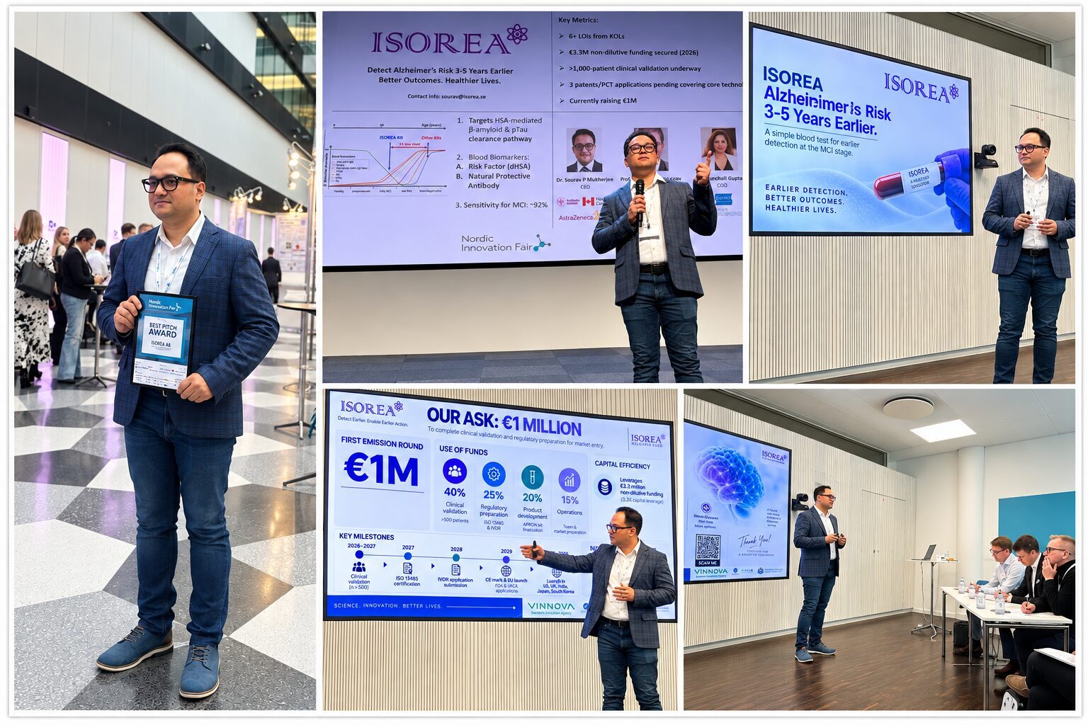 🏆 ISOREA AB- Winner of the Nordic Innovation Fair 2026 Pitch Competition | Medtech & Diagnostics