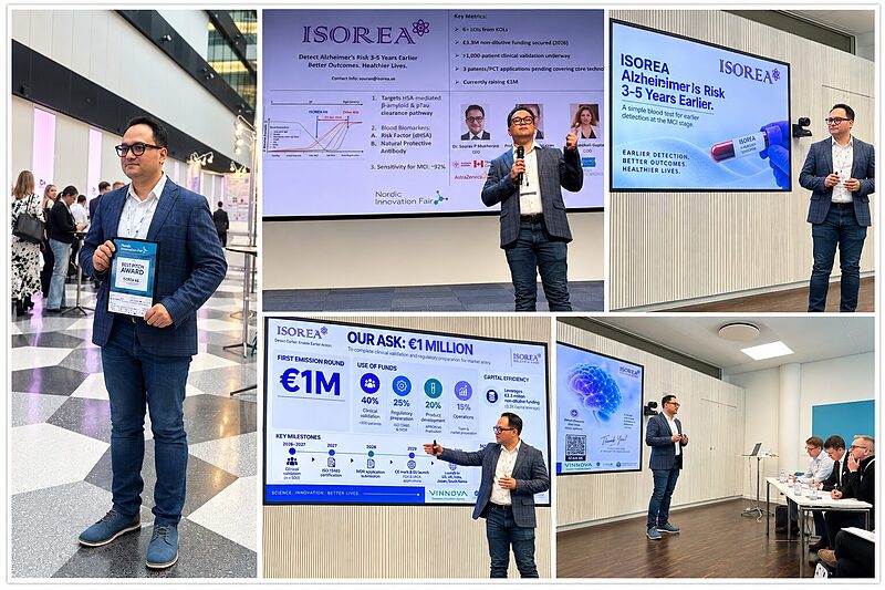 🏆 ISOREA AB- Winner of the Nordic Innovation Fair 2026 Pitch Competition | Medtech & Diagnostics